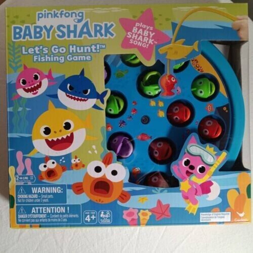 Baby Shark Let's Go Hunt Fishing Game With Baby Shark Song New Pinkfong